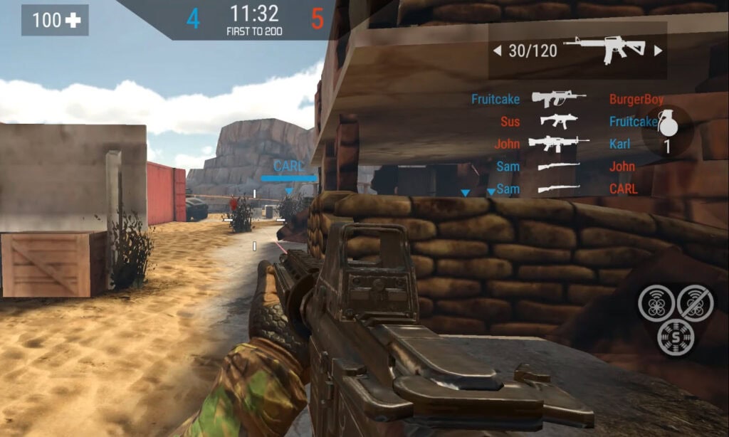 Action Games Landing Page - Image 1