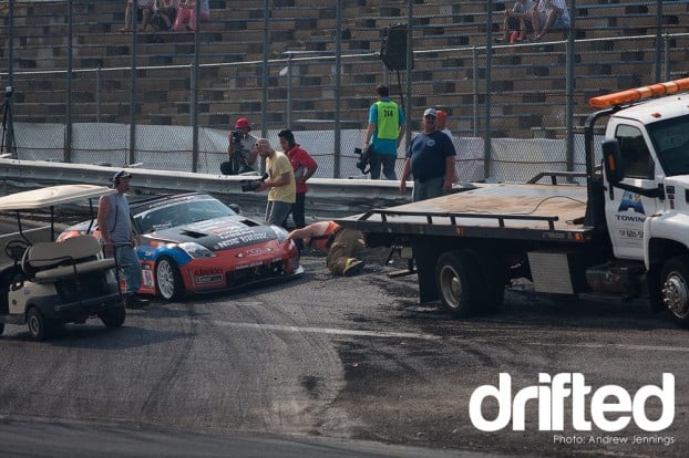 Chris Forsberg's Crash at Wall