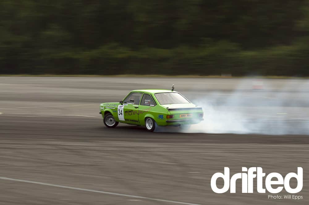Declan Munnely Drifting MK2 Escort 2.0XE Vauxhall Engine