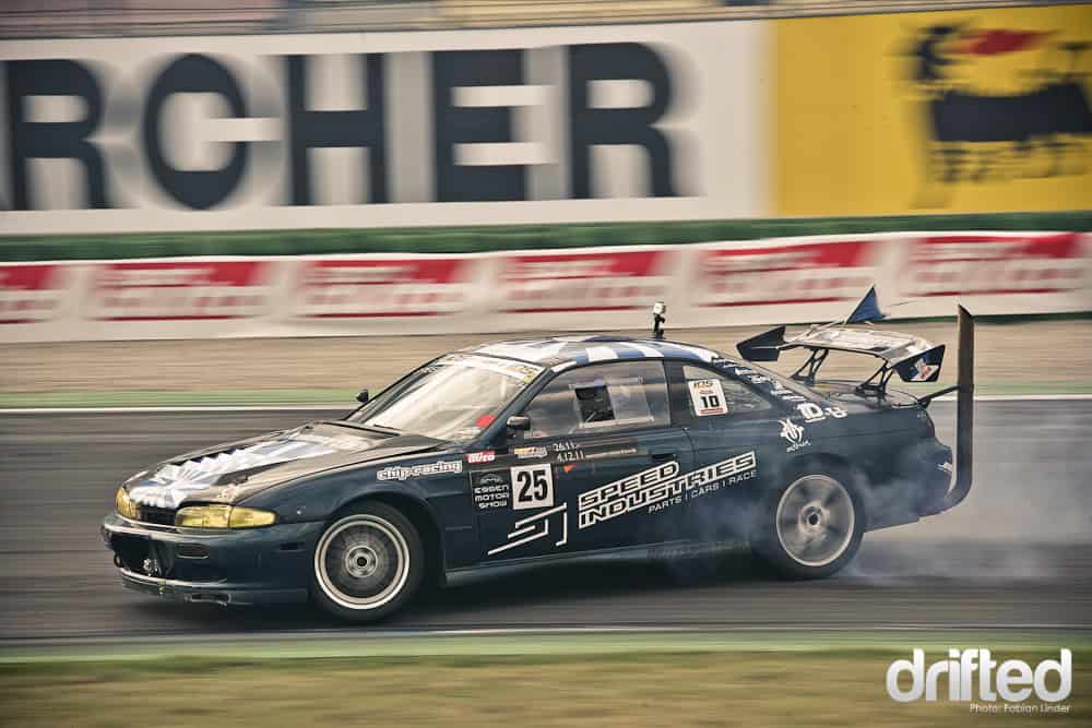 Alain Thomet Driftchallenge Hockenheim Nissan S14 bosozoku exhaust