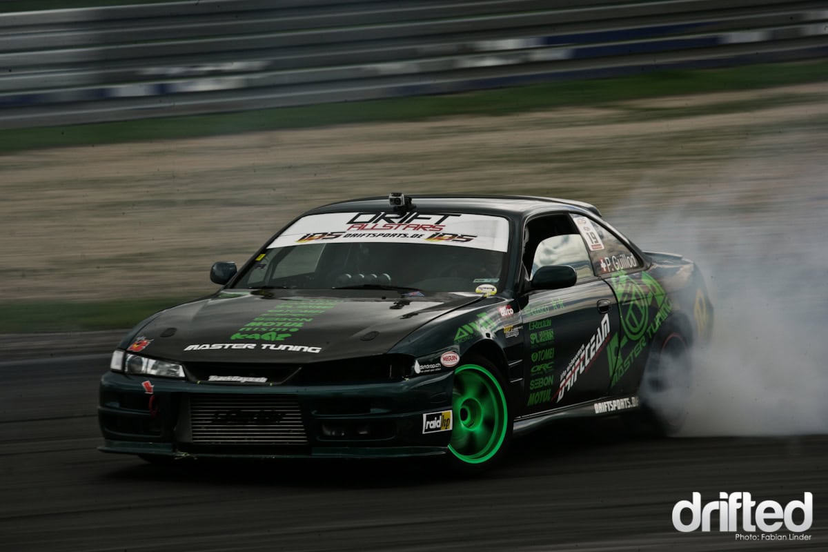 Another suisse, another S14A: After his third place at JDM Allstars in France, "Dirtdrop Phil" wanted to gain some more points in the IDS