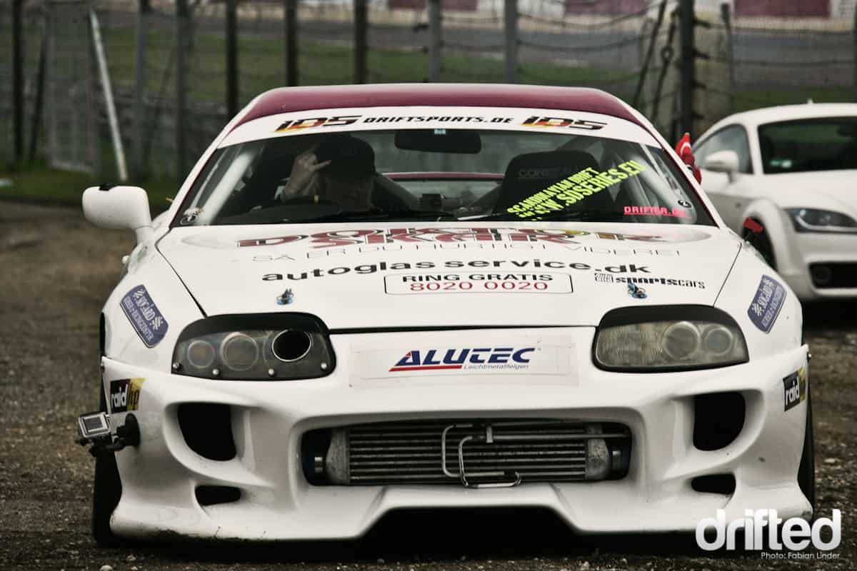The danish drifter Sara Hagemann with her lovely MkIV Supra