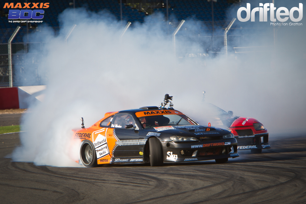 EVENT: British Drift Championship Round 5: Super Pro at TRAX 2011 - Image 42