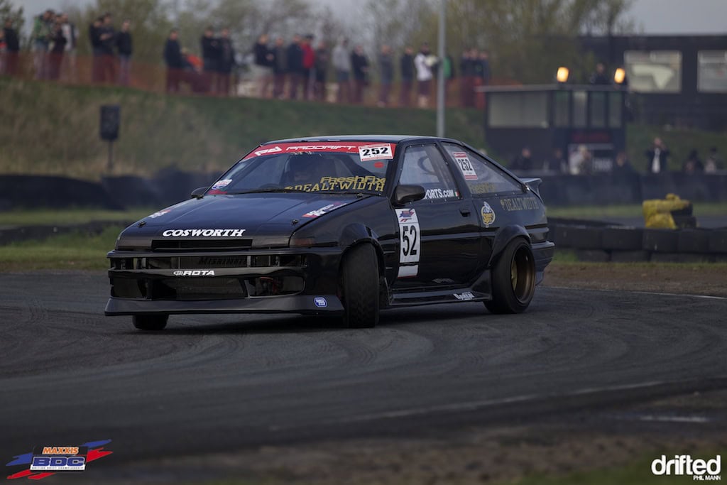 Brian Egan in his Honda powered Toyota at BDC Teesside