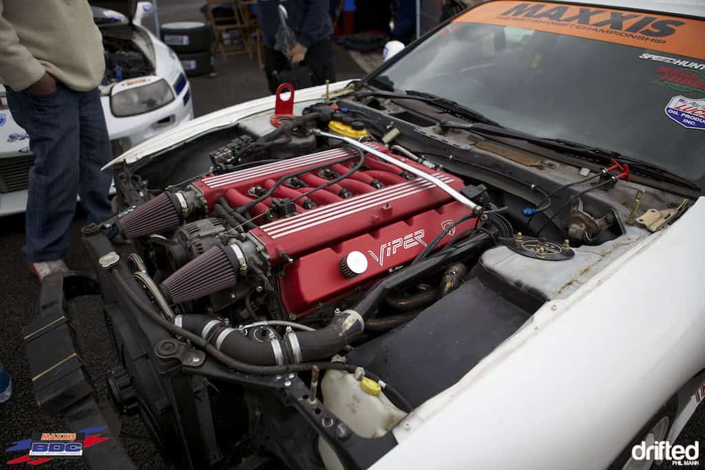 Dodge Viper engined Nissan S15 at BDC Teesside 2012