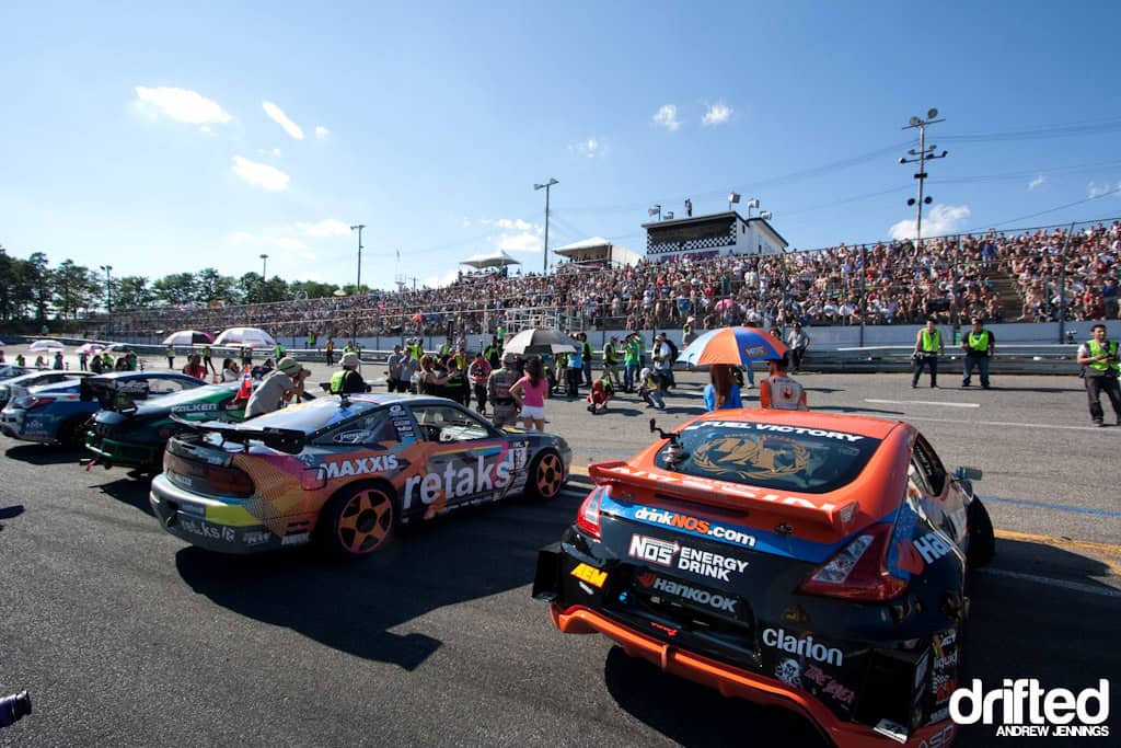 Opening Ceremony for Formula D Wall NJ
