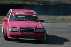 mercedes drifting