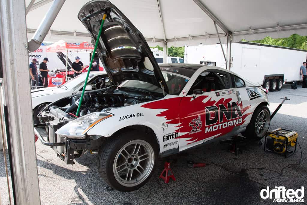 Ryan Kado car being welded