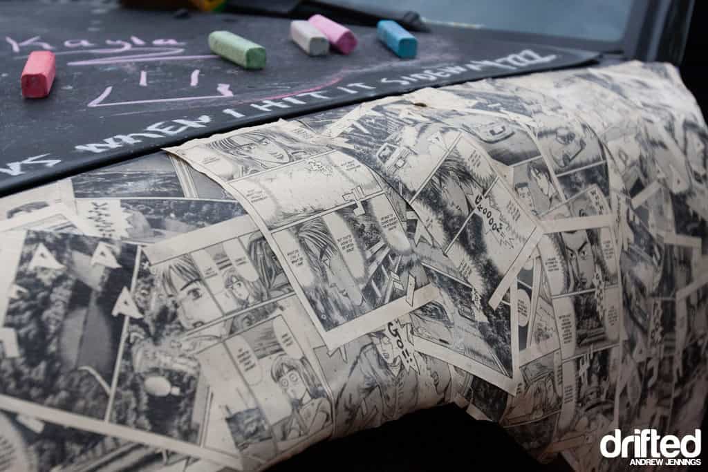 Initial D paper mache