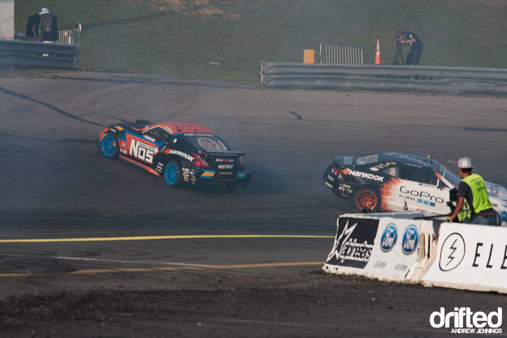 Tyler McQuarrie spin vs. Chris Forsberg