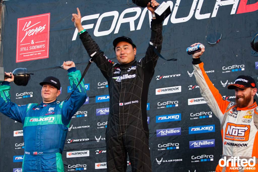 Formula D Wall NJ Podium
