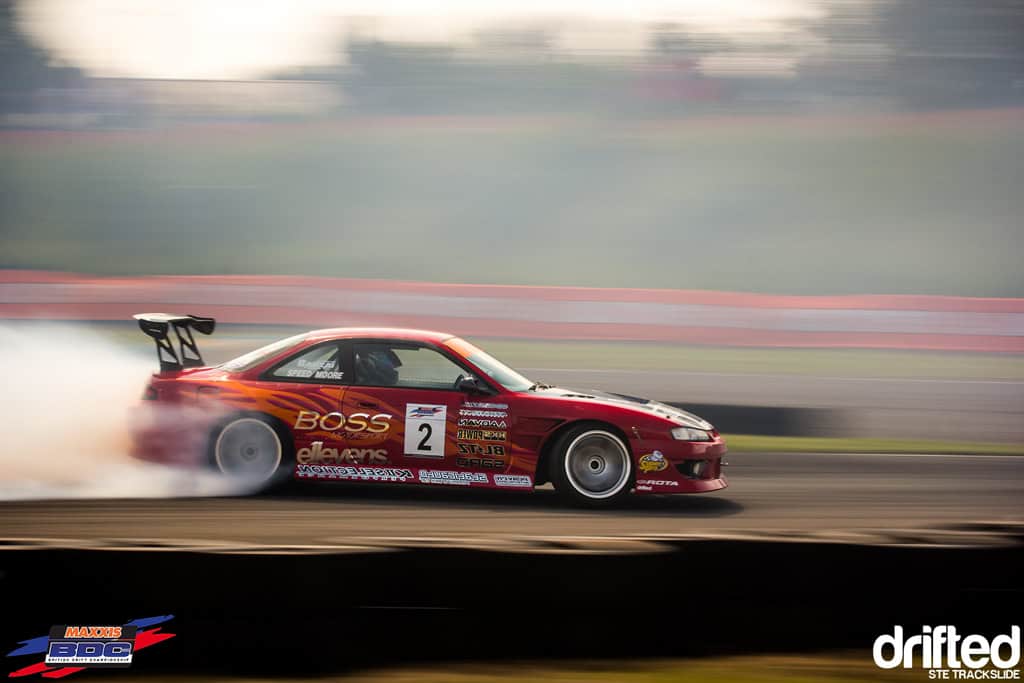 EVENT: The Scorcher: 2013 Maxxis British Drift Championship Round Three - Image Ste Trackslide BDC RD3 Steve Moore 2