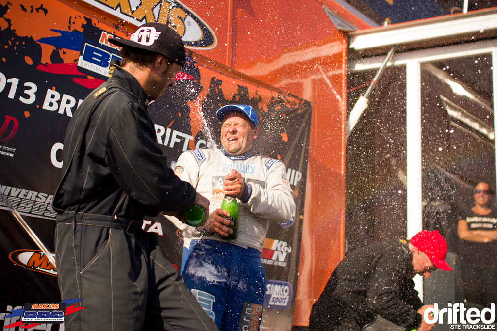 EVENT: The Scorcher: 2013 Maxxis British Drift Championship Round Three - Image Ste Trackslide BDC RD3 Super Pro Podium 2