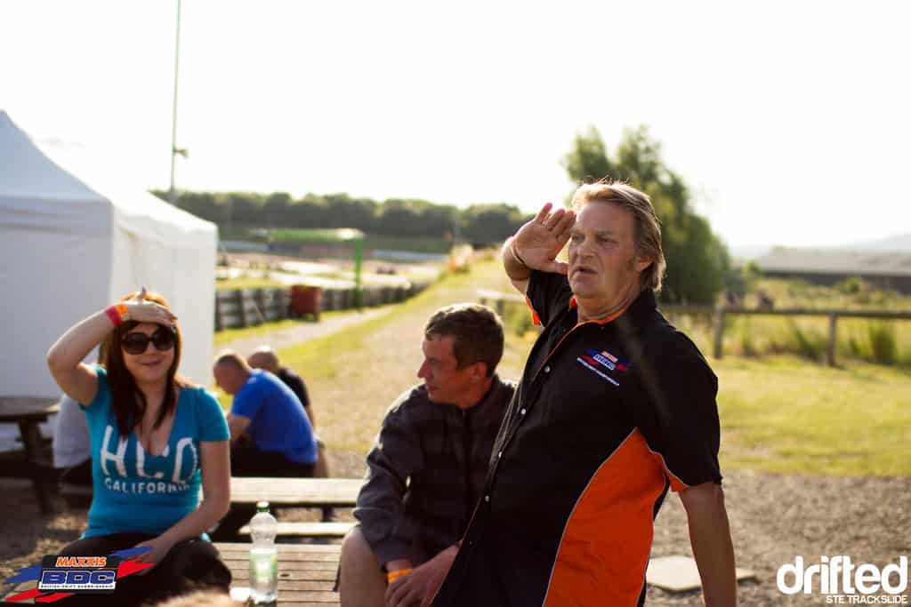 EVENT: 2013 Maxxis British Drift Championship Team Triple Event - Image Ste Trackslide BDC Team Event 2013 Fozzy Salute 2