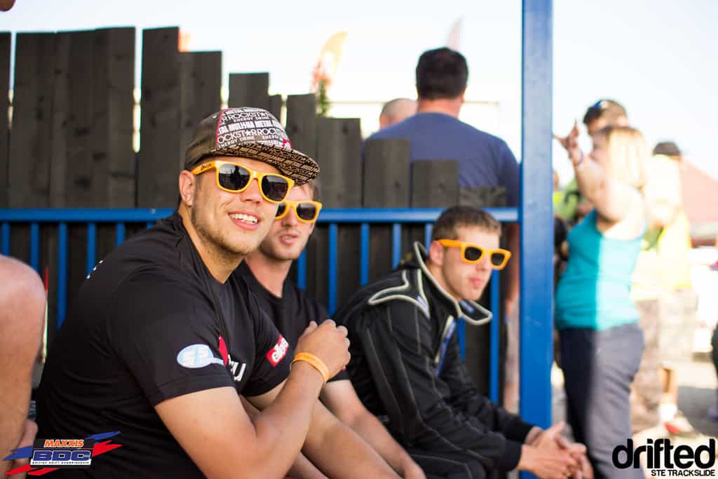 EVENT: 2013 Maxxis British Drift Championship Team Triple Event - Image Ste Trackslide BDC Team Event 2013 Team Rampstyle Glasses Shot 2