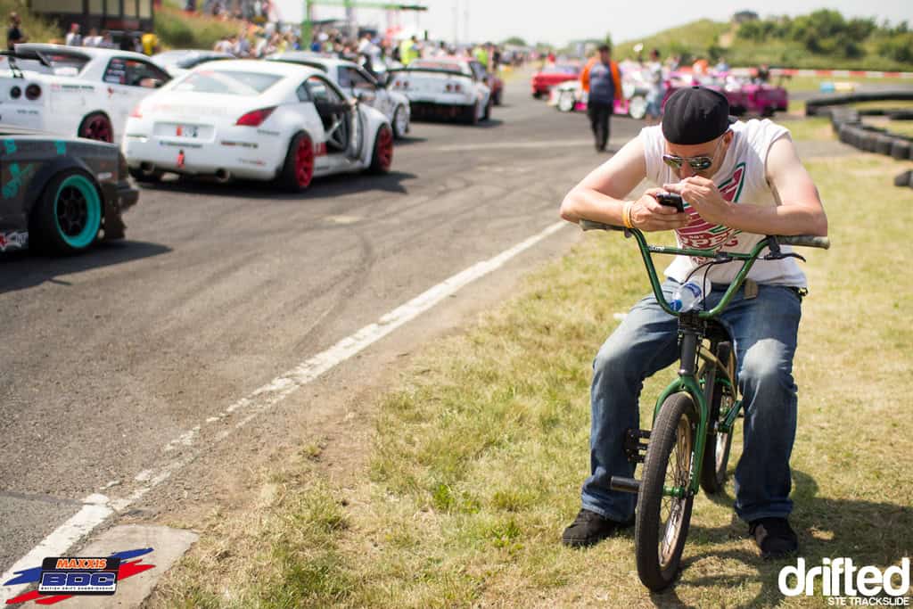 EVENT: 2013 Maxxis British Drift Championship Team Triple Event - Image Ste Trackslide BDC Team Event 2013 John Chillin