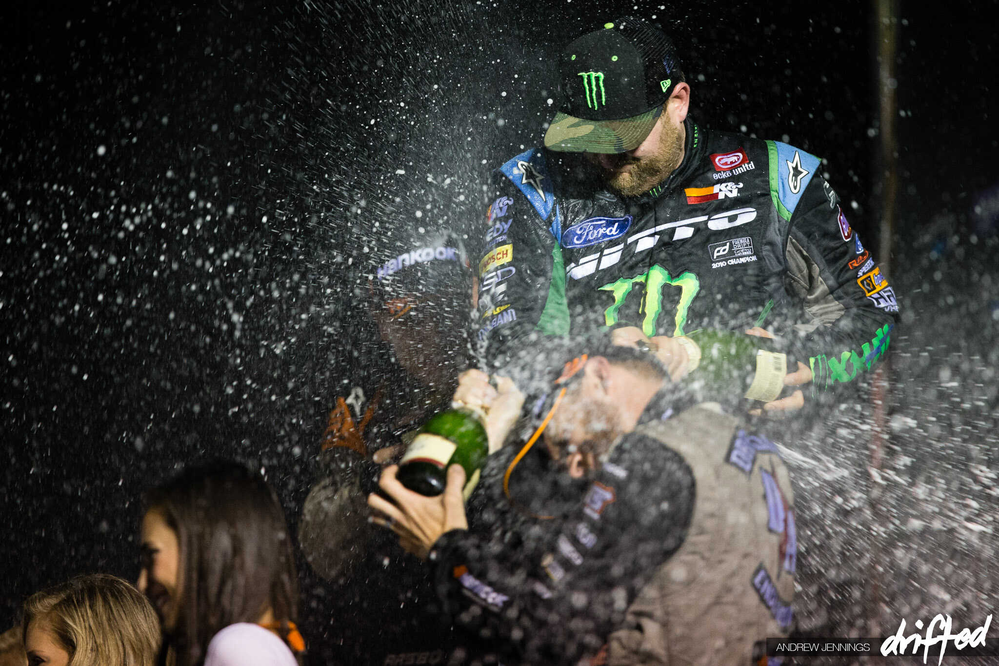 FD ATL Podium Champagne