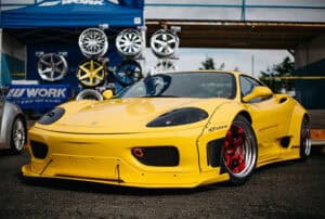 Arios X Liberty Walk Ferrari F360 Modena drift car feature image