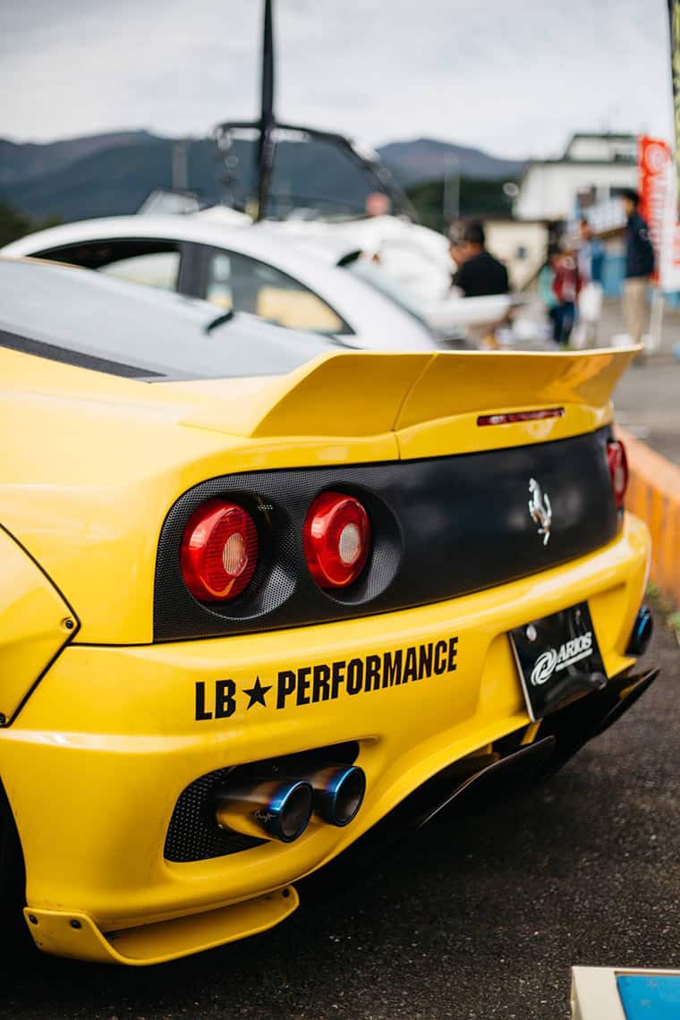 ARIOS X Liberty Walk Ferrari F360 - Image Arios X Liberty Walk Ferrari F360 Modena drift car titanium muffler