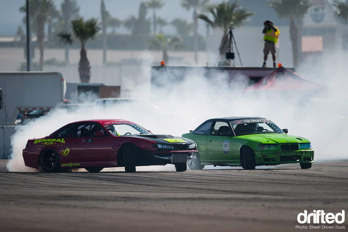 DRIFTING EVENT: Street Driven Tour - The Finale - Image twin drifting nissan 240sx
