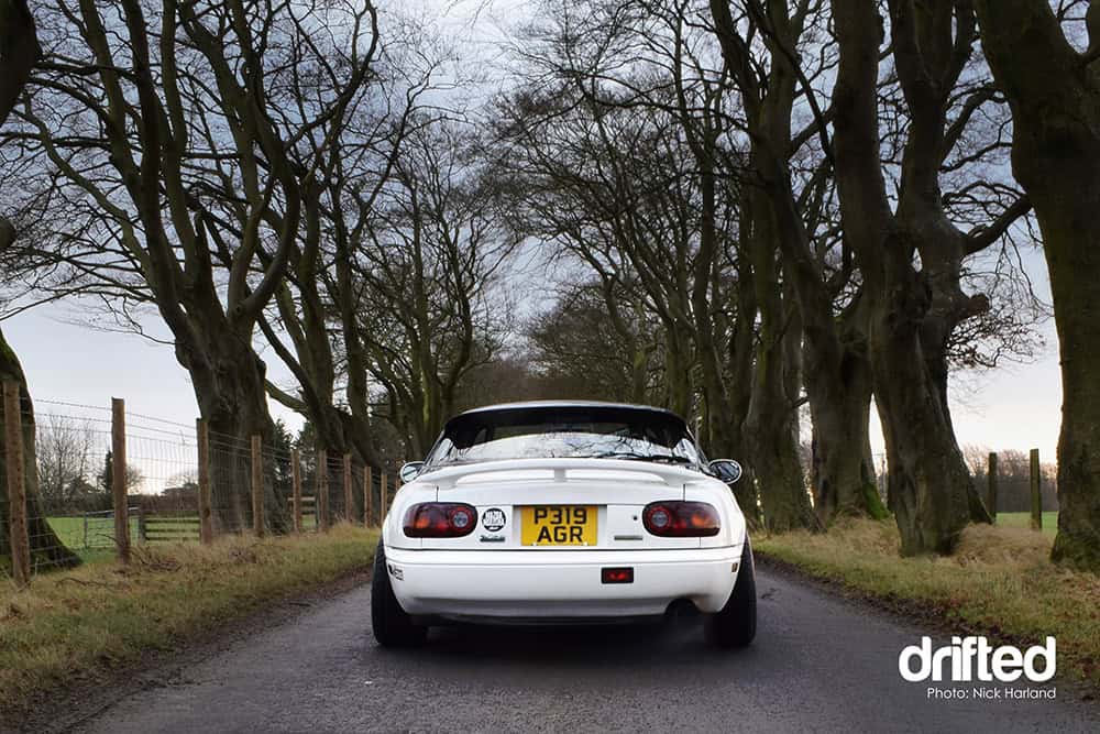 Josh's MX5 Mk1 Turbo Drift Car - Image Mx5 miata mk1 rear