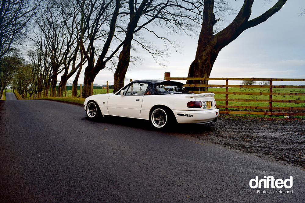 Josh's MX5 Mk1 Turbo Drift Car - Image mx5 miata turbo side