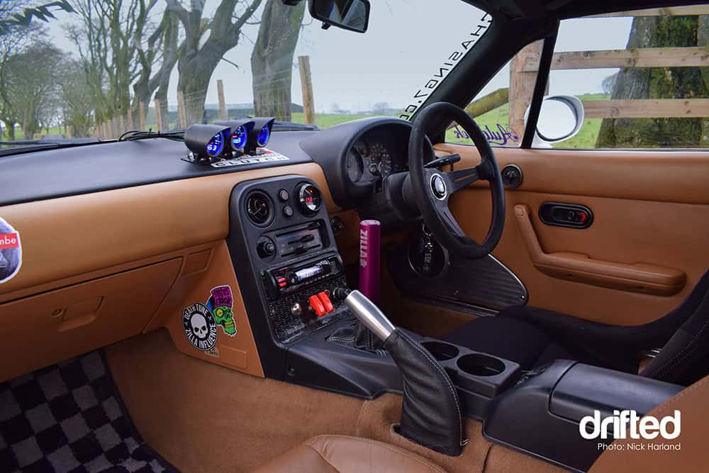 Josh's MX5 Mk1 Turbo Drift Car - Image mx5 miata turbo nardi