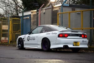 Nissan 180sx parked