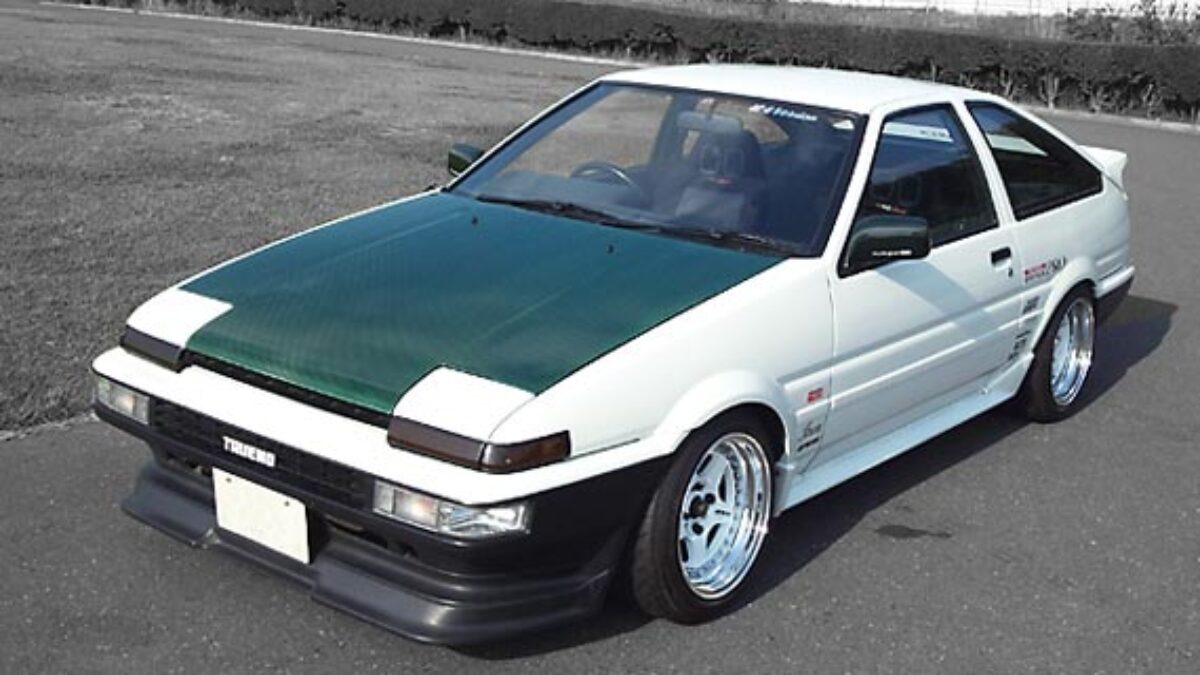 AE86 土屋圭一 R/C ADVAN TRUENO ae86-twincam-front-