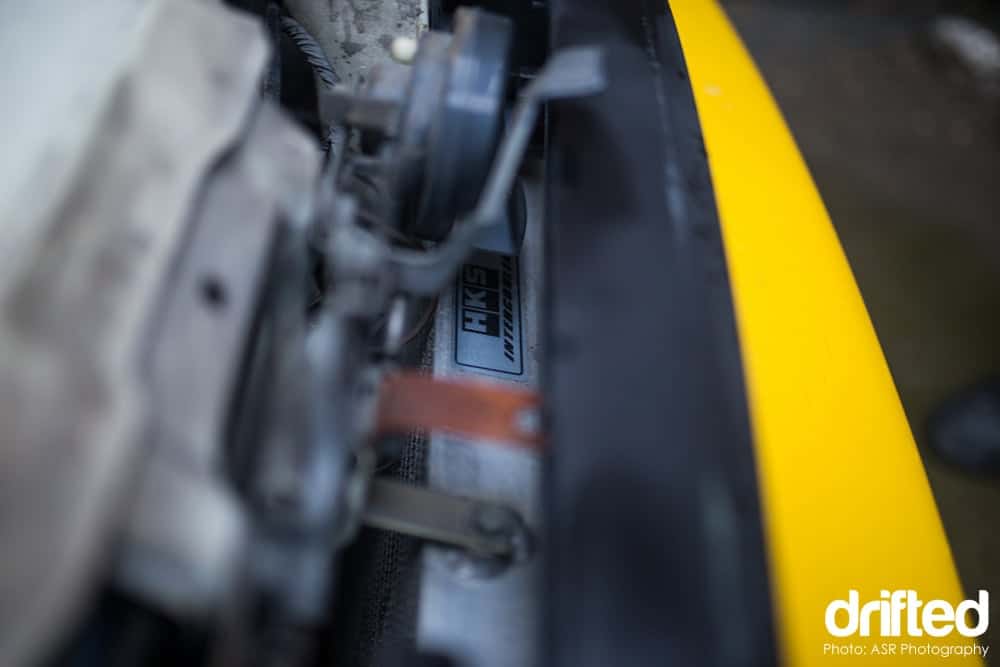 Steve's Rocket Bunny PS13 - Image yellow silvia ps13 intercooler
