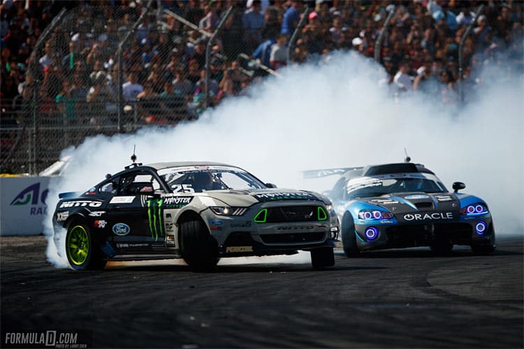 EVENT: Formula DRIFT Round 1 - Long Beach Street Course - Image ford mustang drift