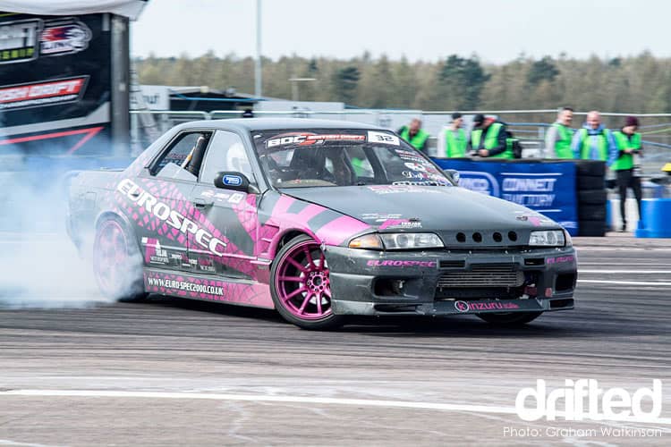 EVENT: Viva La Evolution - British Drift Championship Round One, Rockingham - Image r32-skyline-bdc-round-1-2017