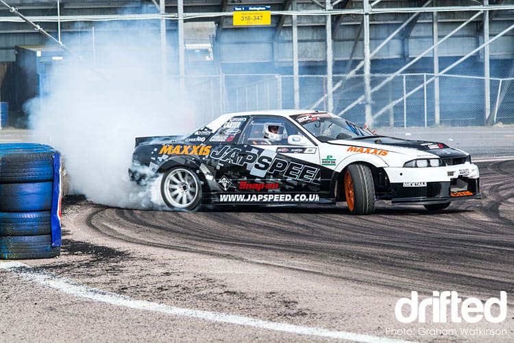 EVENT: Viva La Evolution - British Drift Championship Round One, Rockingham - Image r33-skyline-bdc-round-1-2017