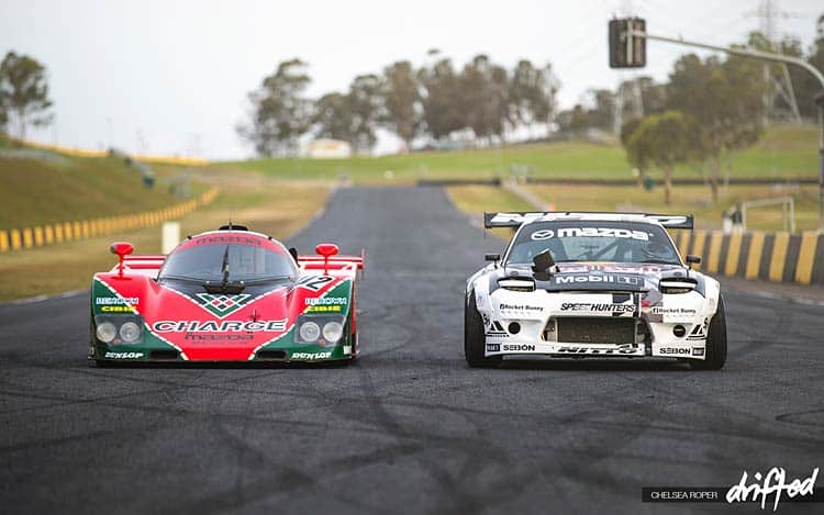 Go Crazy for Mad Mike - the Drift King of New Zealand - Image Madbul with Mazda 767B