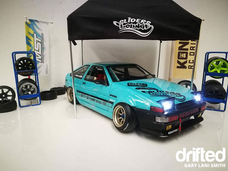 Gary's Inspiring AE86 RC Drift Car - Image rc drift car ae86 side