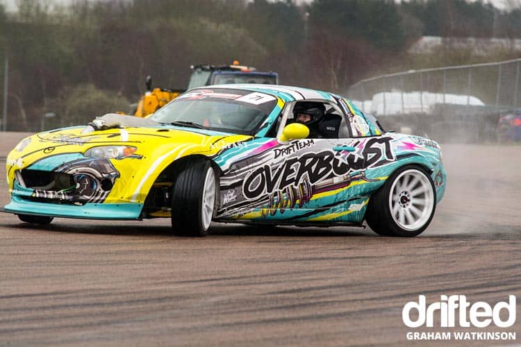 British Drift Championship Round 1 @ Rockingham - Image mx5-side