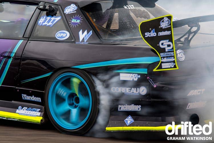 British Drift Championship Round 1 @ Rockingham - Image ps13-wheel