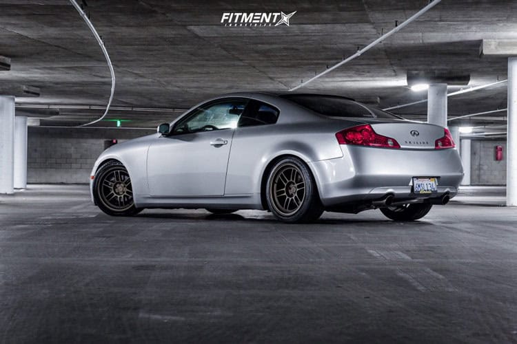 Infiniti G35 Exhaust Guide - Image infiniti rwd 2dr coupe w leather 35l 6cyl 5a godspeed project coilovers esr sr11 bronze g35 exhaust