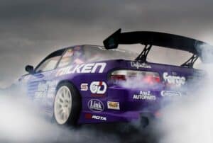 nissan silvia s13 burnout