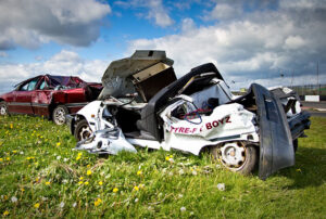 crushed cars