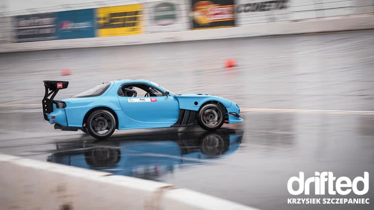 The Drift League - Irwindale 2019 - Image blue mazda rx7 fd3s
