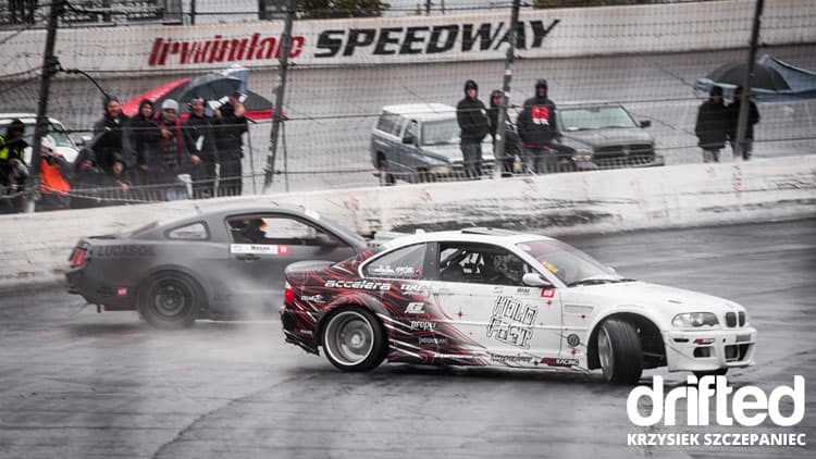 The Drift League - Irwindale 2019 - Image e46 m3 vs ford mustang