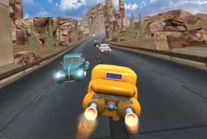 futuristic racing 3d
