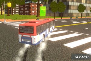 city bus rush