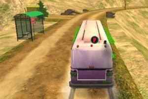 uphill passenger bus drive simulator offroad bus
