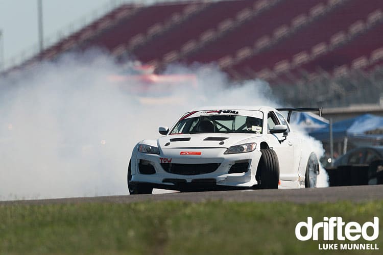 Best RX-8 Turbo Kit Guide - Image white rx-8 drifting