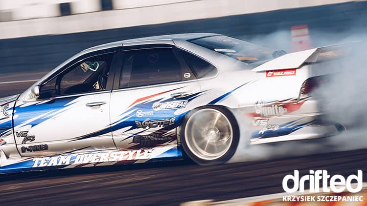 Desert Meihan 3 - Chandler, AZ - Image silver four door saloon drift car
