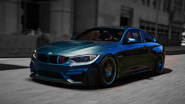 bmw m4 gta online rolling shot