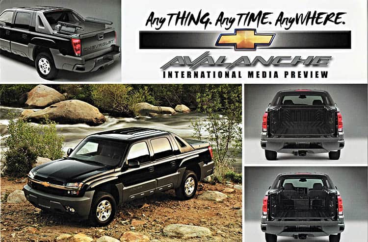 chevy chevrolet avalanche poster promo