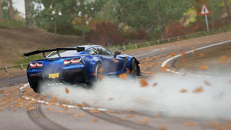 Ultimate Forza Horizon 4 Drifting Guide - Image corvette zr1 drift drifting autumn scotland uk street drift